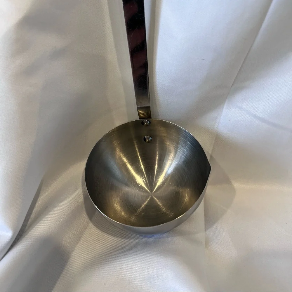 Vintage Flint Stainless USA Ladle Soup Gravy Serving Spoon Commercial Utensil